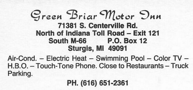 American Inn  (Green Briar Inn) - Vintage Postcard (newer photo)